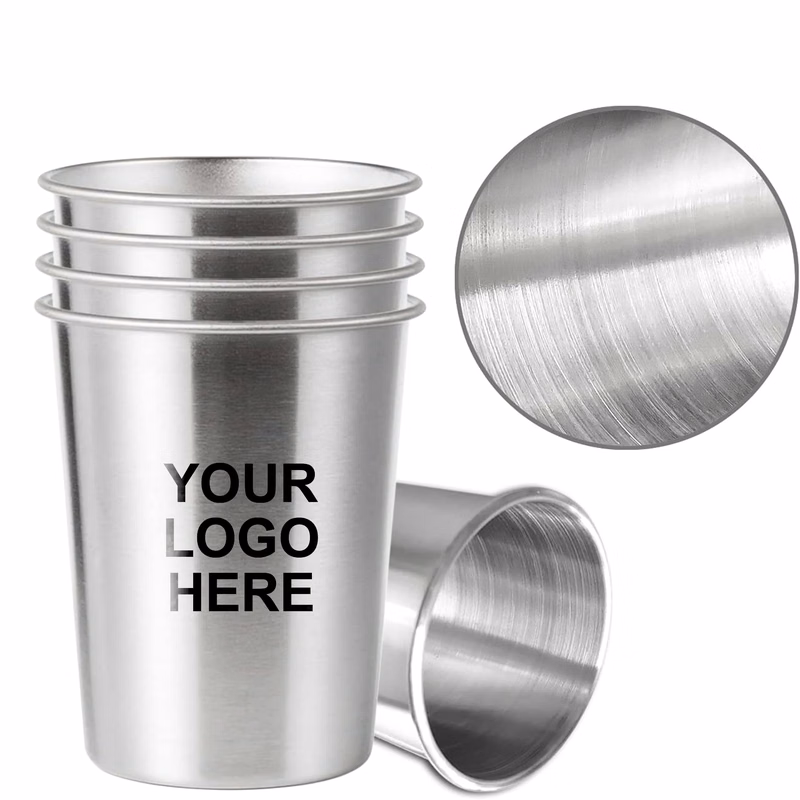 Stackable Metal Drinking Cup 12oz
