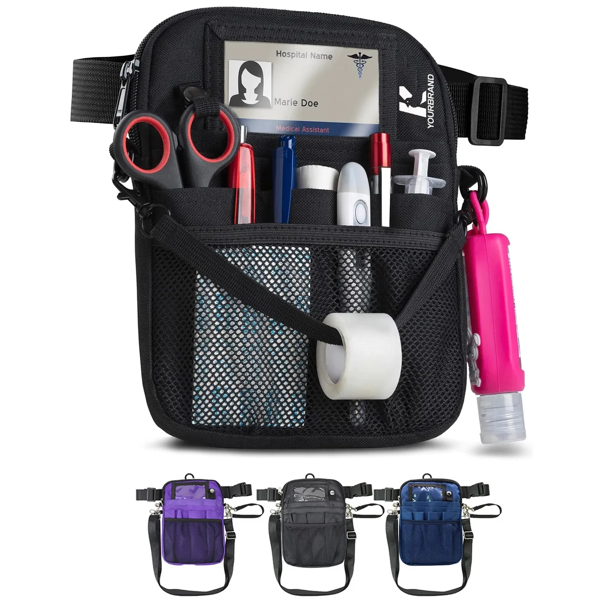 Stock Multifunctional Nurse Tool Belt Pocket Organizer 1