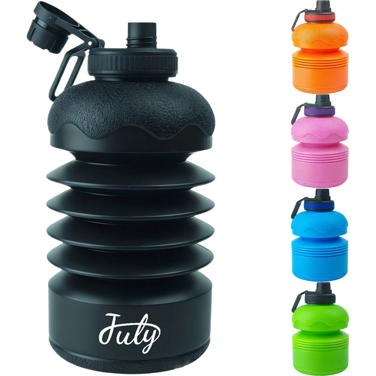 74oz Large Capacity Collapsible Silicone Water Bottle 1
