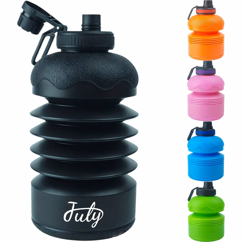 74oz Large Capacity Collapsible Silicone Water Bottle