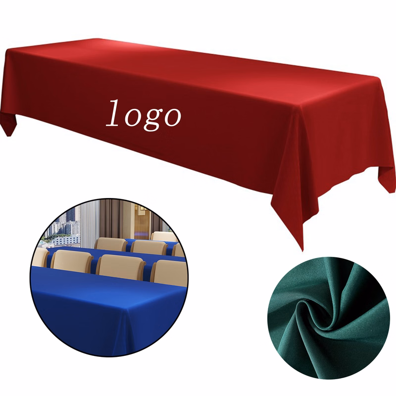 6Ft Customized Tablecloths For Exhibition Advertisements
