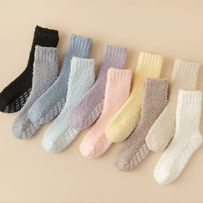 Non-slip Warm Soft Fuzzy Socks 1