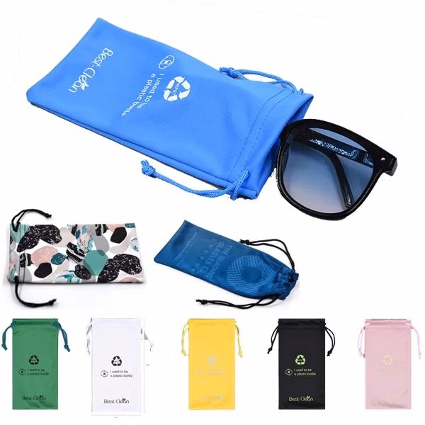 Microfibre Drawstring Sunglasses RPET Pouch