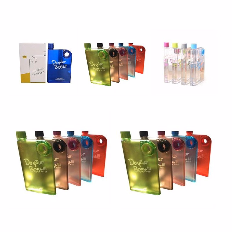 13OZ Portable Rectangular Bottle
