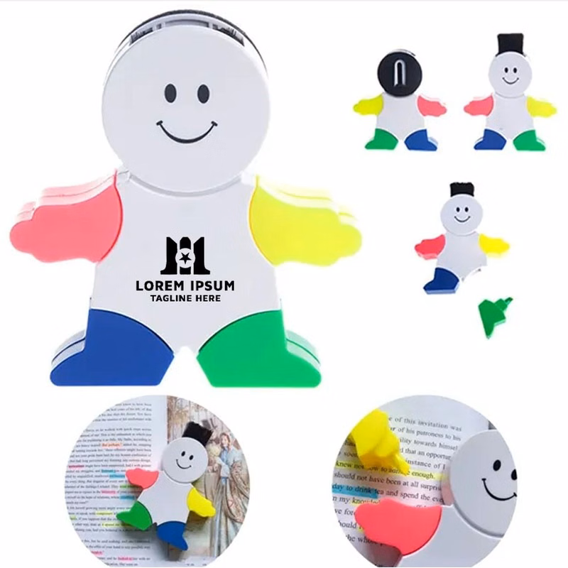 Cartoon Highlighter w/Brush
