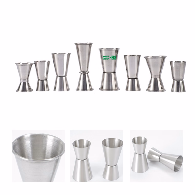 MOQ 50 Stainless Steel Double Jigger Measuring Cup
