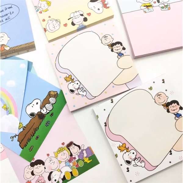 Custom 3 Pack Retro Comic Sticky Notes Pad — Office Desktop & Professional Bookmarks