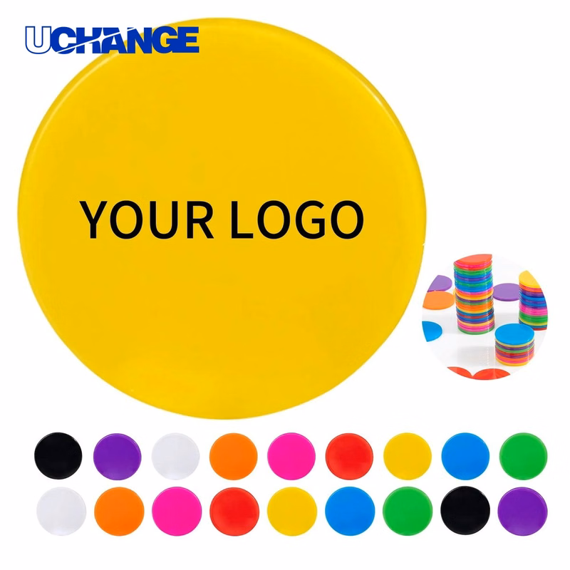 Reusable Plastic Token Round Game Token