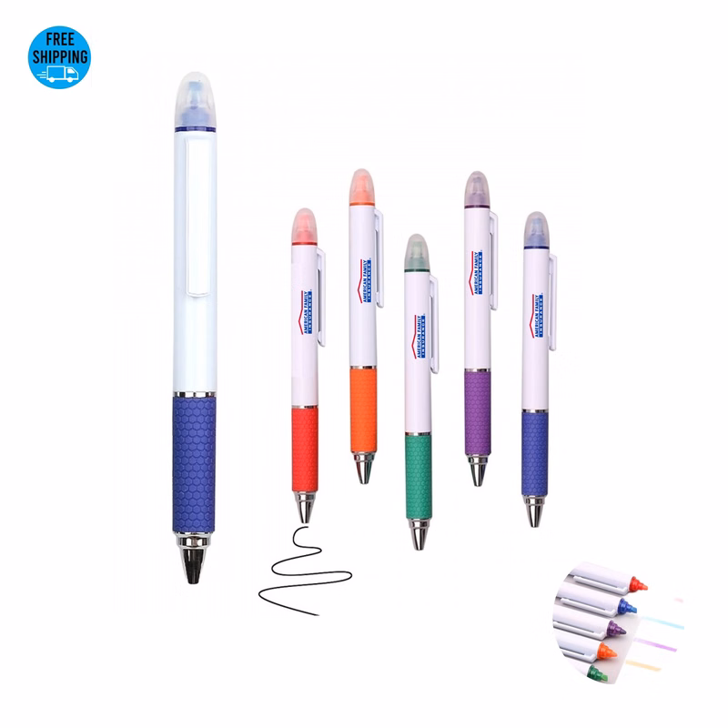 Ballpoint Pen With Highlighter