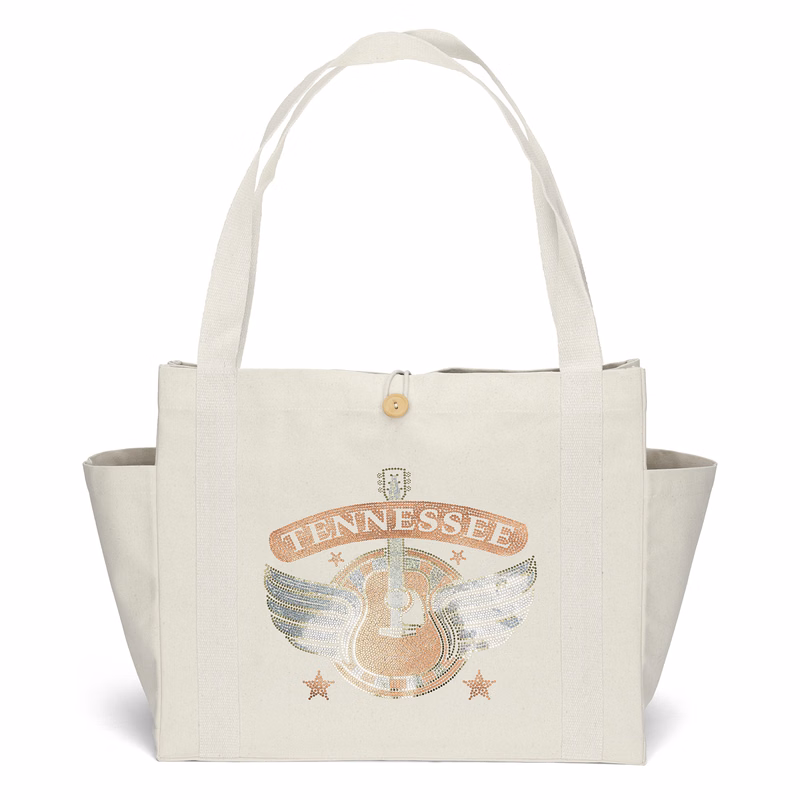 Sandford™- Deluxe Canvas Tote - Sparkle
