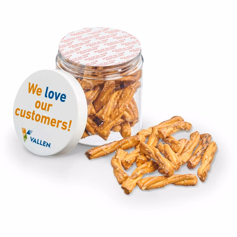 8 oz Jar of Mini Pretzel Sticks