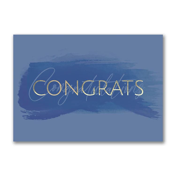 Congratulations Brushstroke Card 1