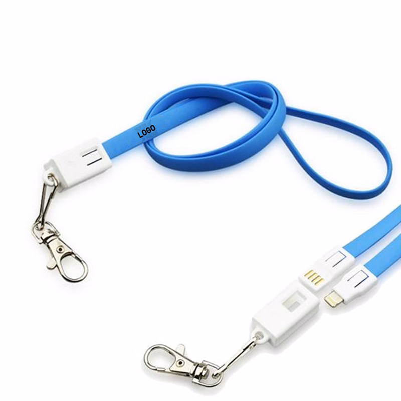 2-IN-1 Lanyard USB Charging Cable