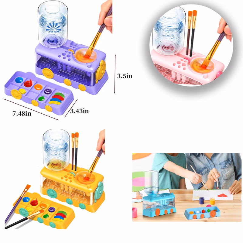 Portable Art Paint Brush Cleaner