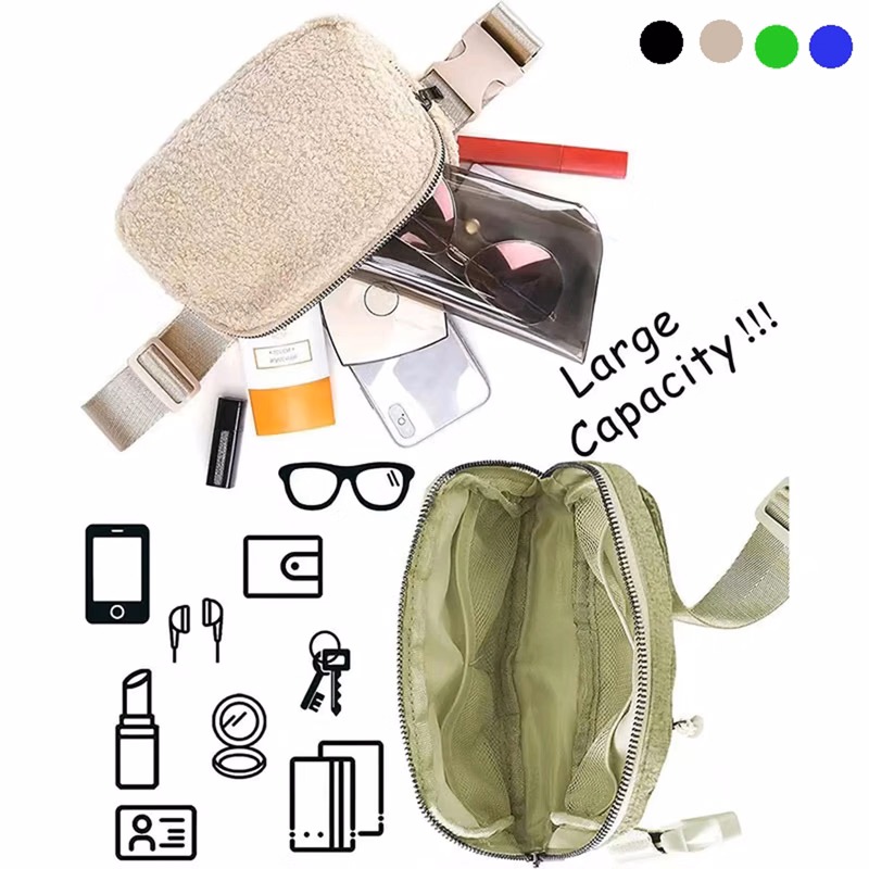 Boutique Fleece Belt Bag