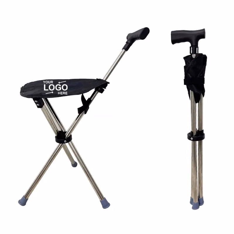 Foldable Cane With Stool