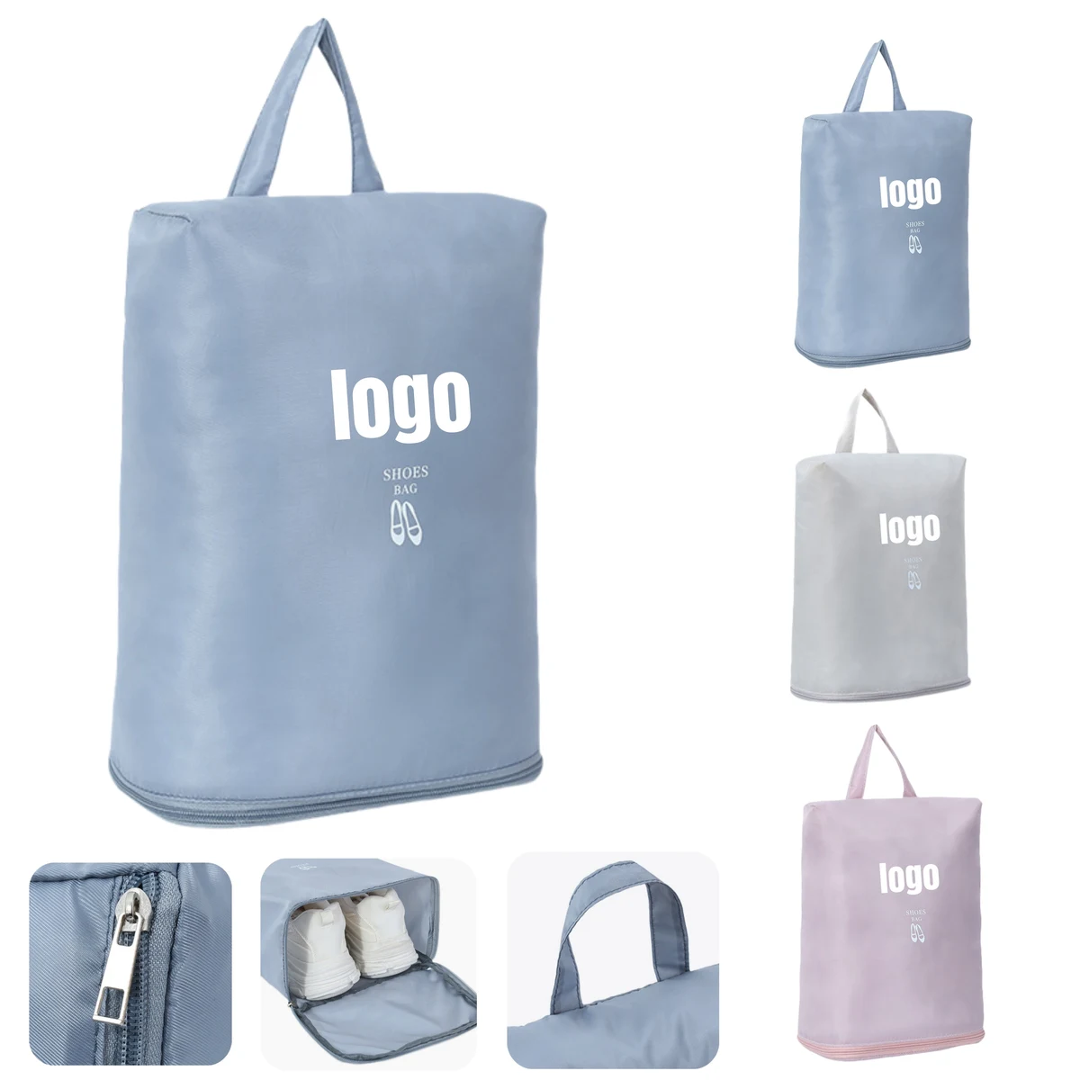 Reusable Travel Shoe Bag ?C Free Custom Logo Printing 1