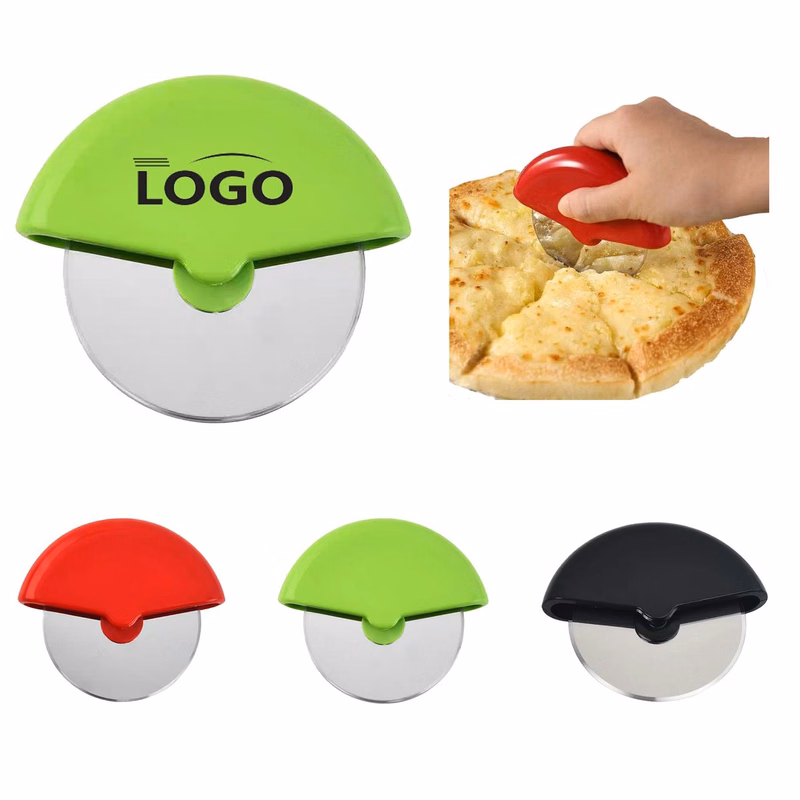 Stainless Steel Rolling Pizza Cutter with Sharp Blade