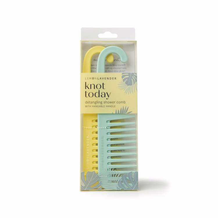 Detangling Shower Combs - 2 Pack Assorted Colors
