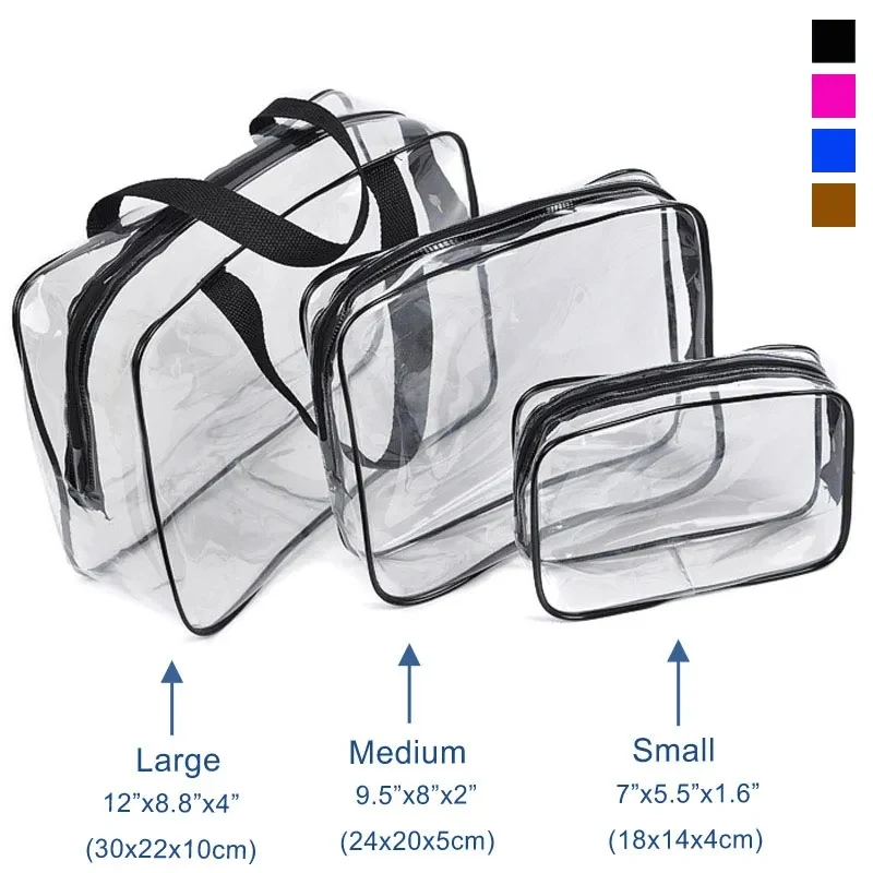 Clear Carry-On Travel Toiletry Bag 1