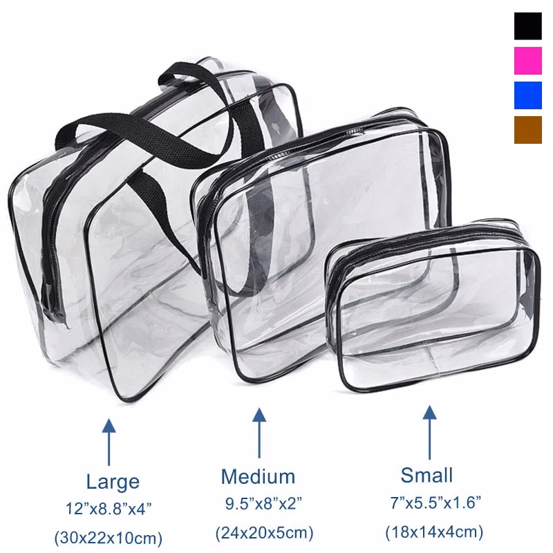 Clear Carry-On Travel Toiletry Bag