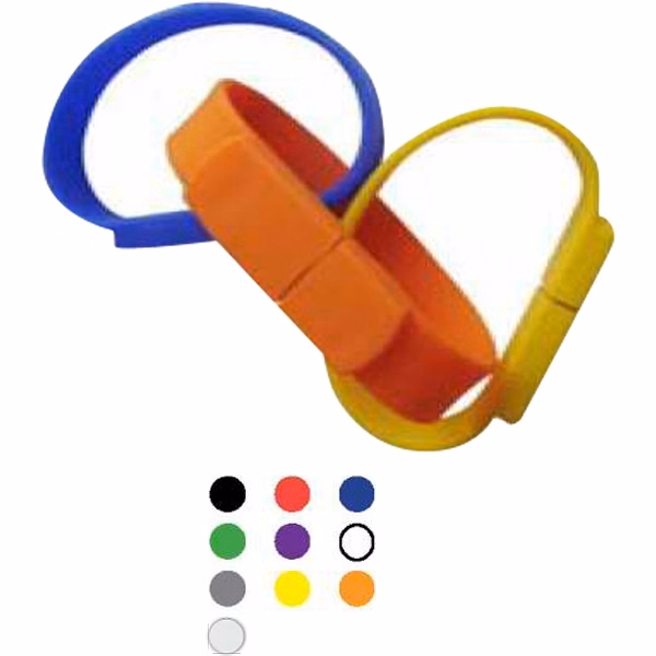Silicone Wristband USB Drive Bracelet