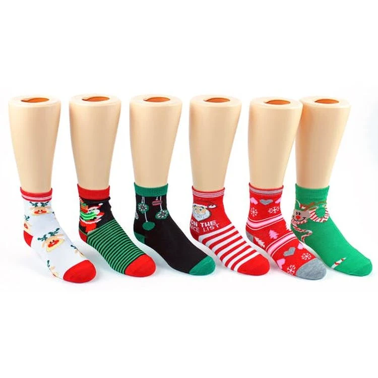 Women & Kids' Christmas Socks - Assorted Sizes Combo Pack 1