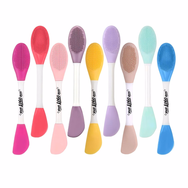 Dual Silicone Face Tool Mask Apply Clean Brush