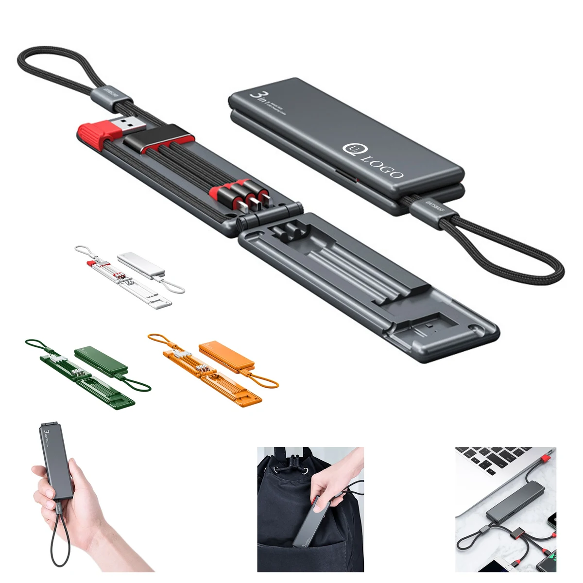 Usb Charging Cable With Storage Box 1