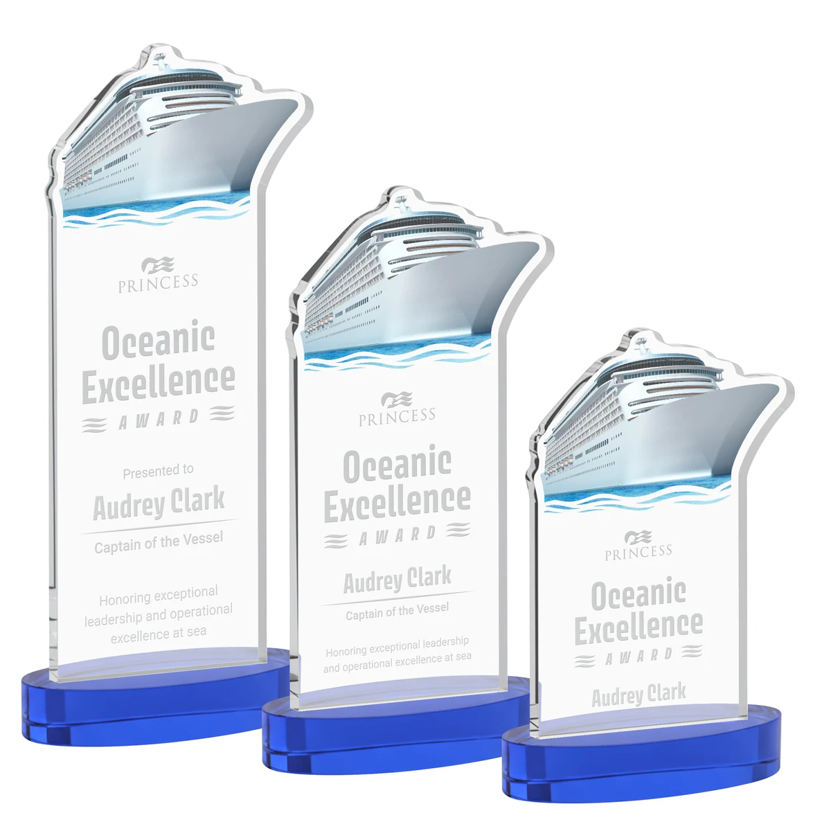 Voyager Award on Alberton Base - Blue 1