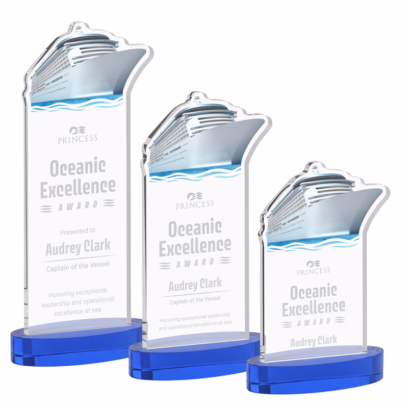 Voyager Award on Alberton Base - Blue