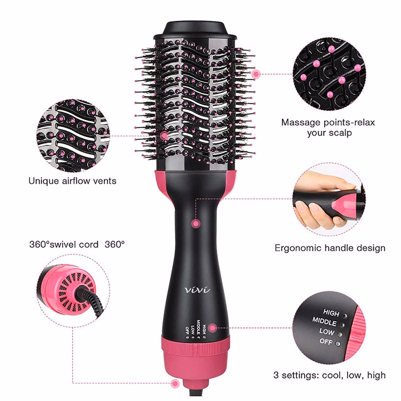 One-Step Hair Brushes Dryer