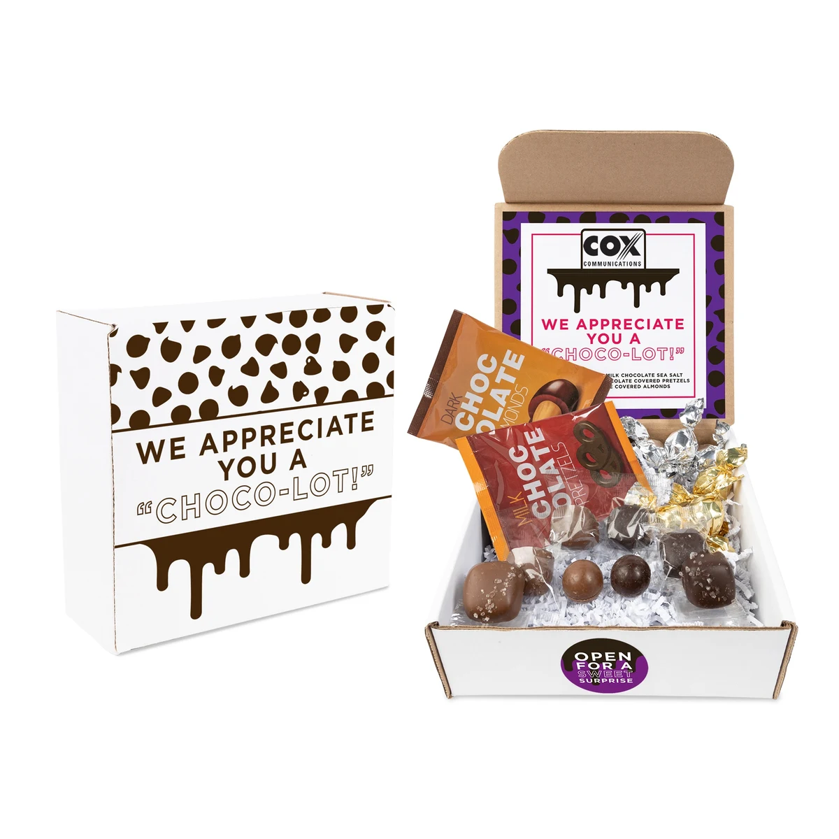We Appreciate You a Choco-Lot Chocolate Mailer 1