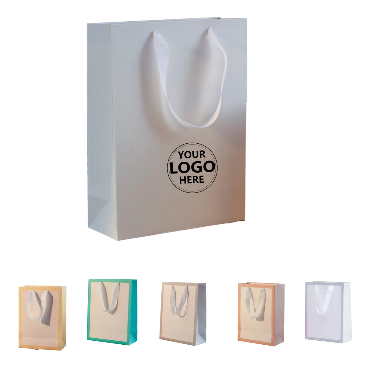 White Card Shopping Tote 1