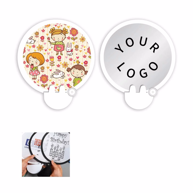 Foldable Hand Fan Polyester for Daily Use