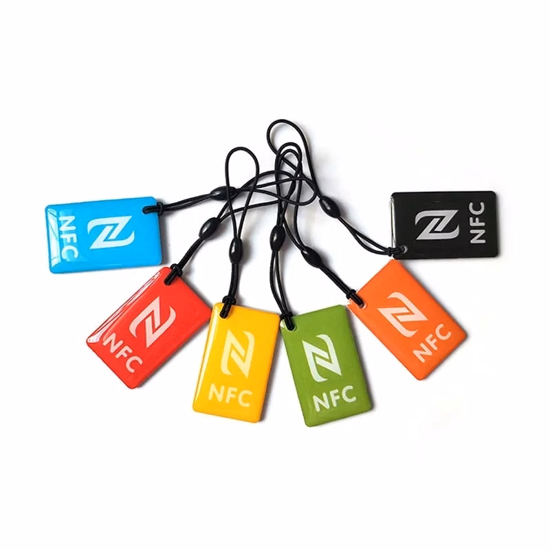Waterproof Epoxy Smart NFC Card with Keychain