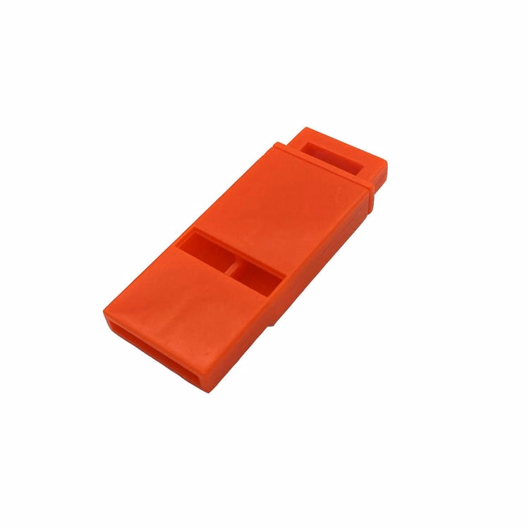 Emergency Whistles - Orange Plastic