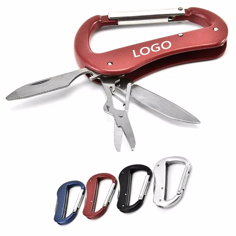 Multitool Carabiner Keychain