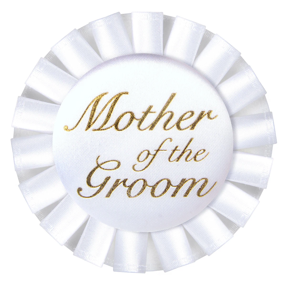 Mother of the Groom Satin Button 1