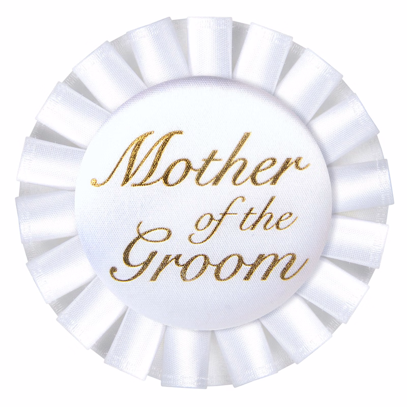 Mother of the Groom Satin Button