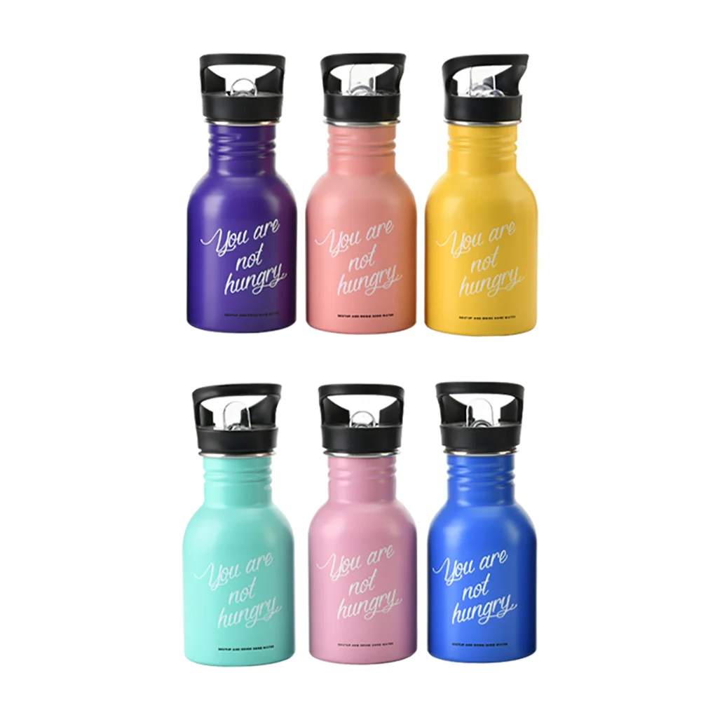 12 Oz. Stainless Steel Sports Bottles w/ Handle Lid 1