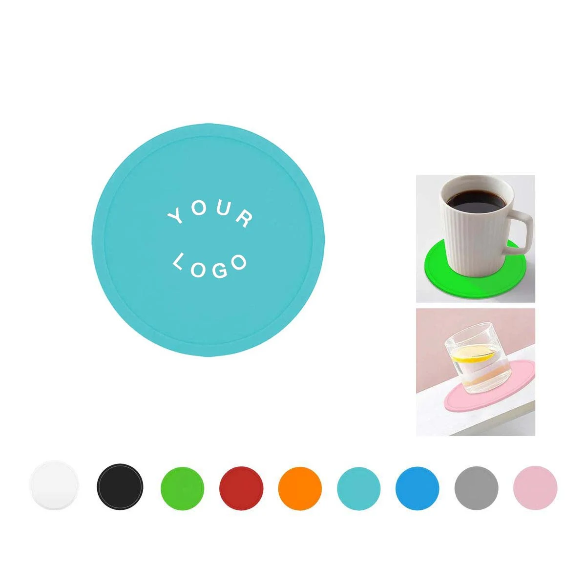 Non Slip Silicone Coasters for Hot and Cold Drinks 1