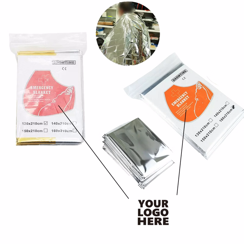 Waterproof PET Emergency Thermal Blanket
