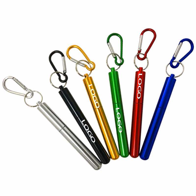 Reusable Collapsible Stainless Steel Straw for Travel