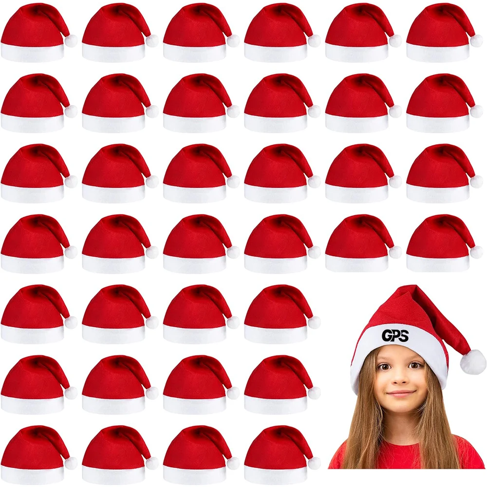 Non-woven Santa Christmas Hat 1