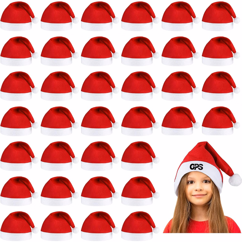 Non-woven Santa Christmas Hat
