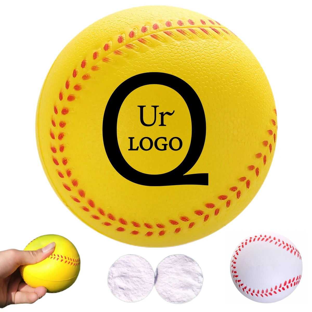 2.7 Inch Baseball Foam Squeeze Balls For Stress Reliver 1