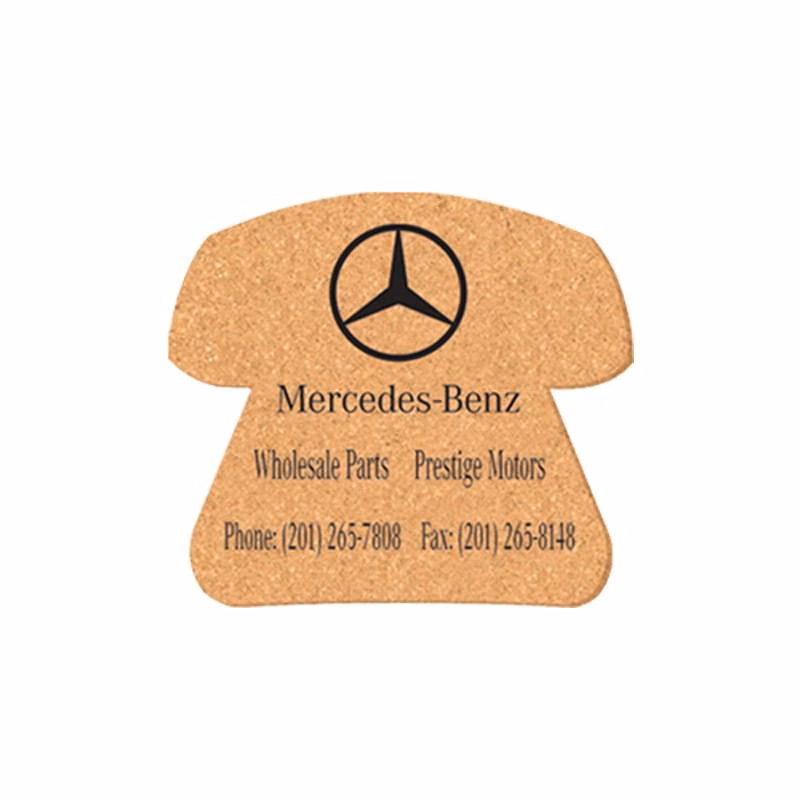 Coaster - 4.5"X5" Phone Shape Cork Coasters