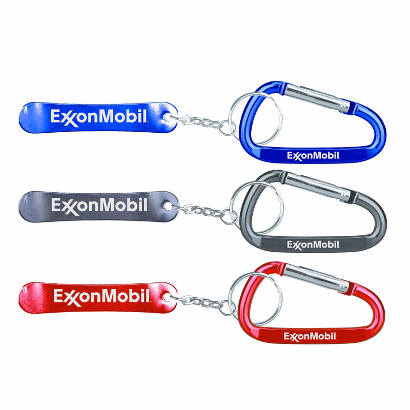 Skateboard Shape Bottle Opener Key Chain & Carabineer