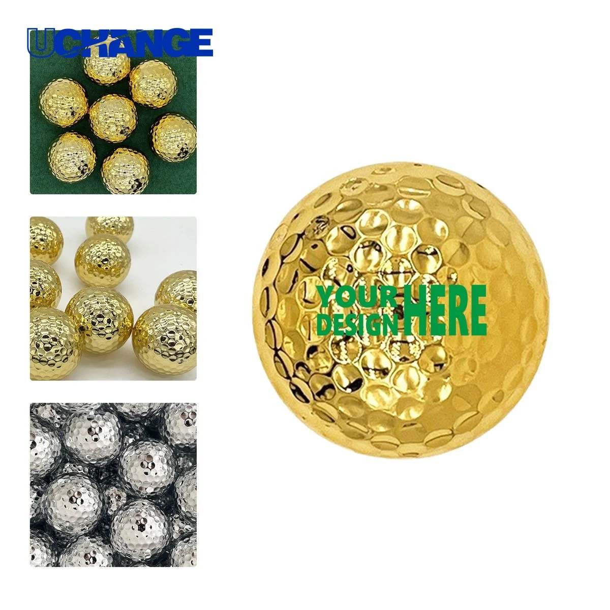 Gold Plated Golf Ball for Display 1